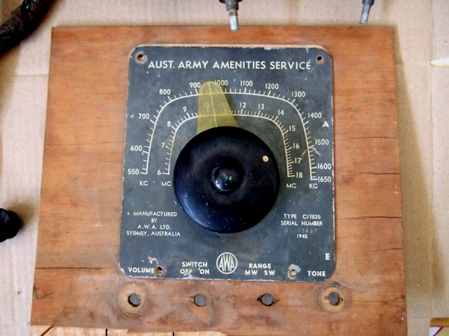 AWA Army Amenities Service Radio