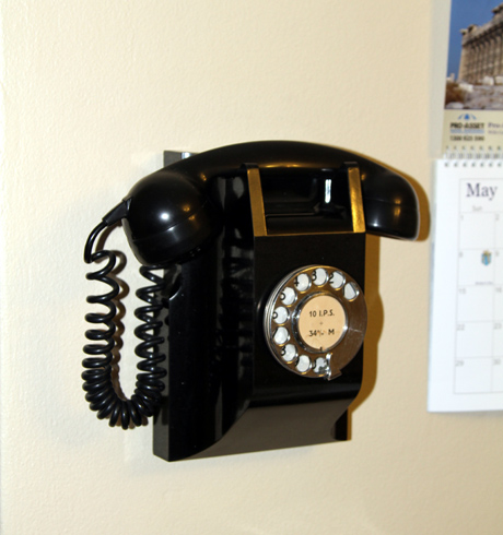 Australian wall telephone made by AWA for the Postmaster General's Department