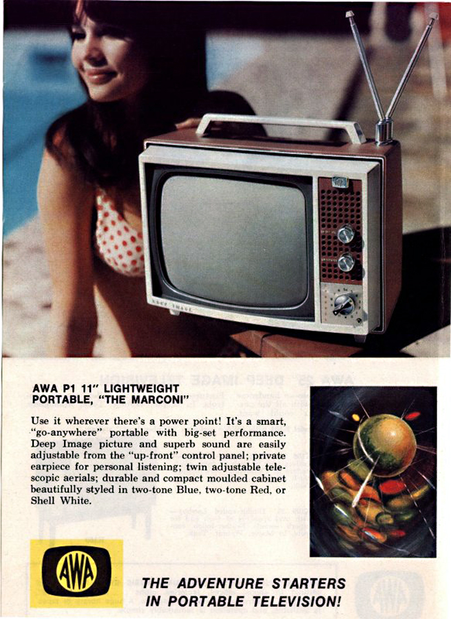 Astor WA P1 Portable Television