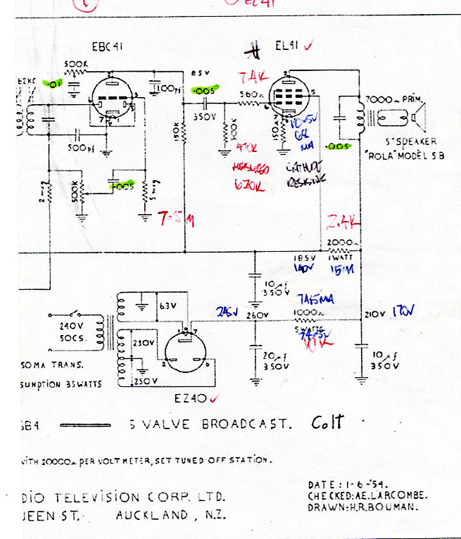 Bell 5B4 Circuit Diagram