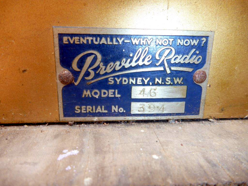 Breville 46 Valve Radio