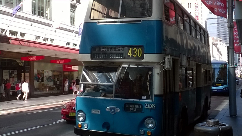 Vintage Buses on George Street