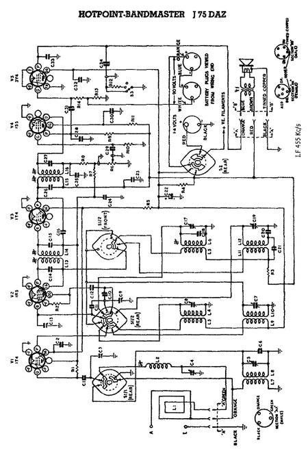 Hotpoint Bandmaster circuit diagram