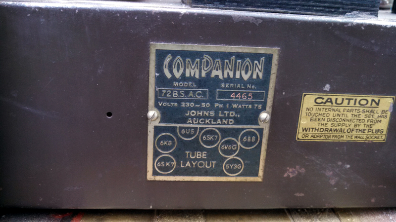 Companion Table Radio