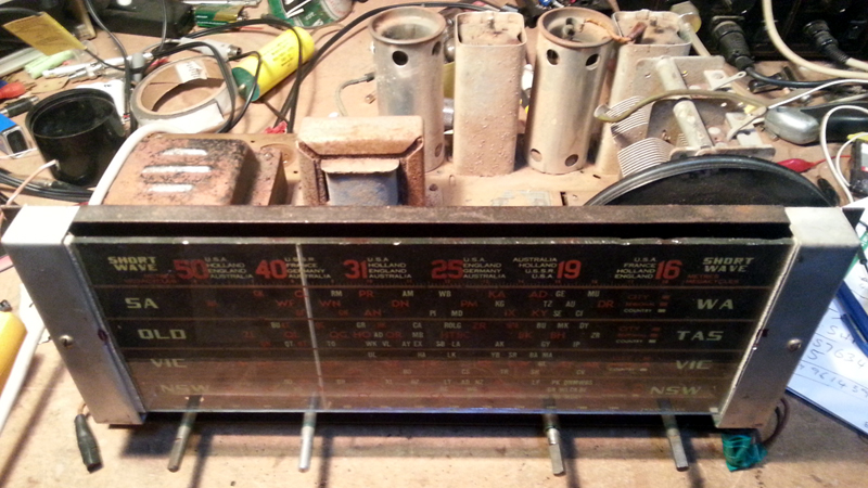 Unknown Brand Console Valve Radio