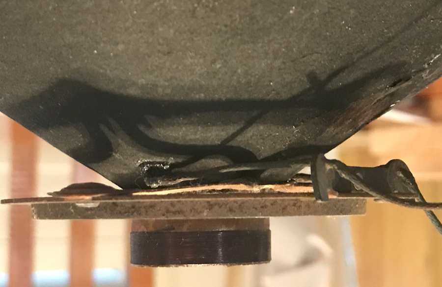 Loudspeaker felt annulus