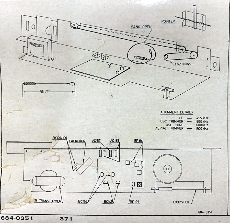 HMV Valve Radio