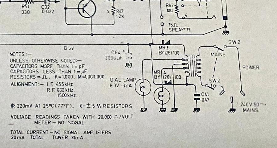 HMV Valve Radio