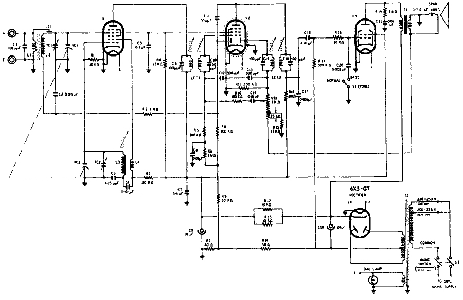 HMV A13B valve radio