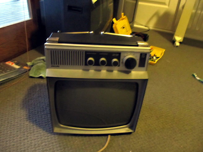 Philips portable television