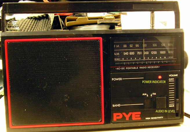 Pye Transistor Radio With Transmitter