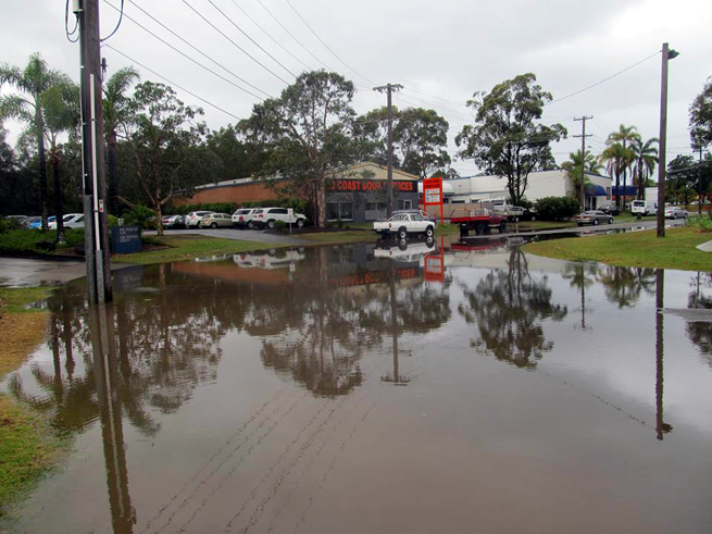 Rain in Wauchope, NSW
