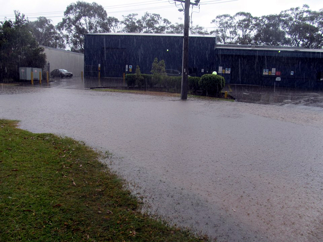 Rain in Wauchope, NSW