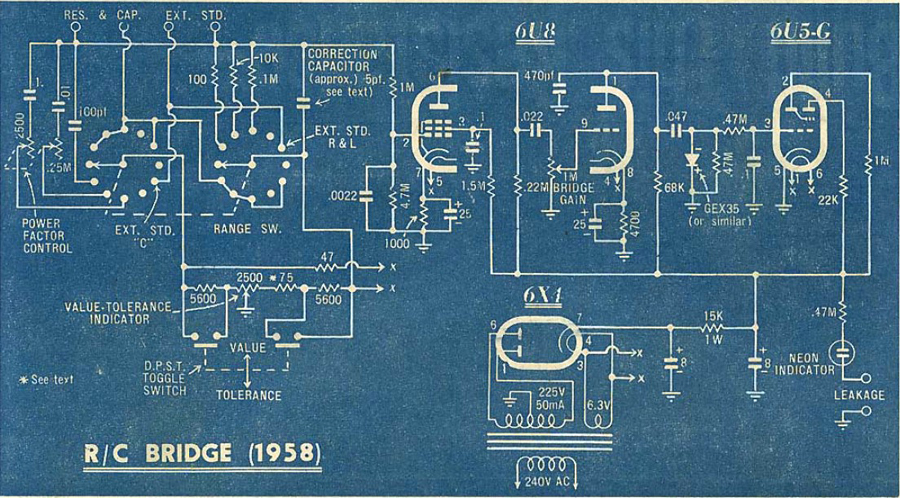 RC Bridge Circuit Diagram