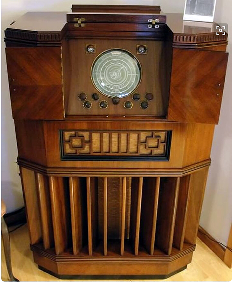 Scott Philharmonic Console Radio 1937