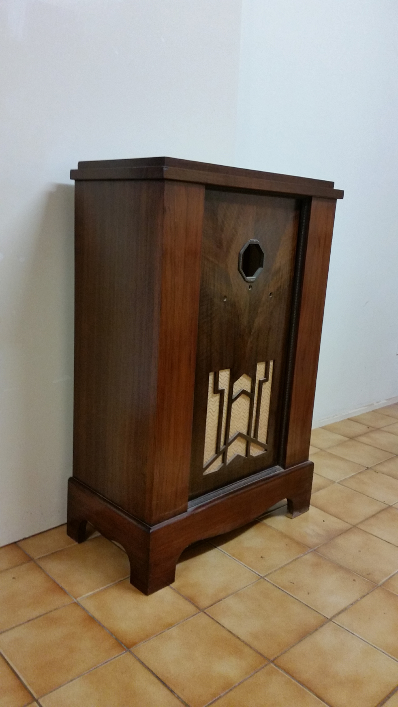 Timber Radio Cabinet