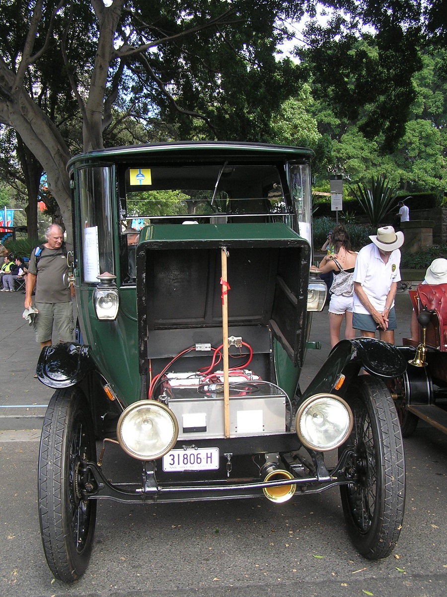 Vintage electric car