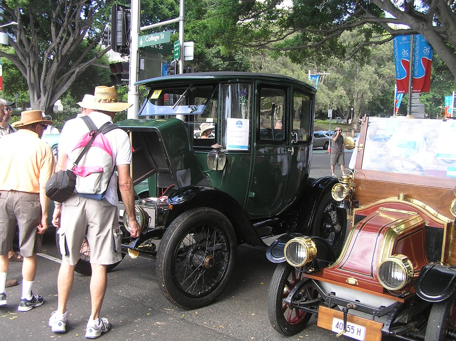 Vintage electric car