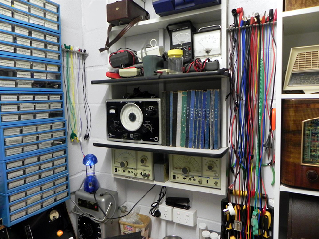 Workshop and radio collection