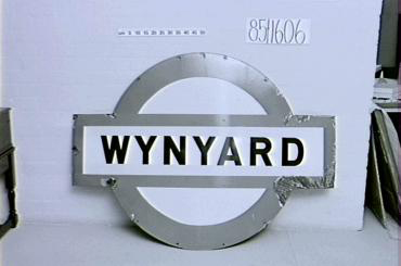 Wynyard Railway Station Enamel Roundel Sign